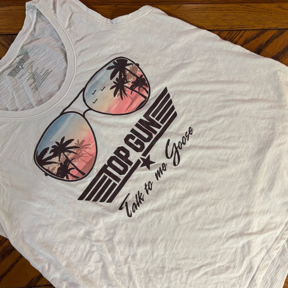 Top Gun Talk To Me Goose Tank Top